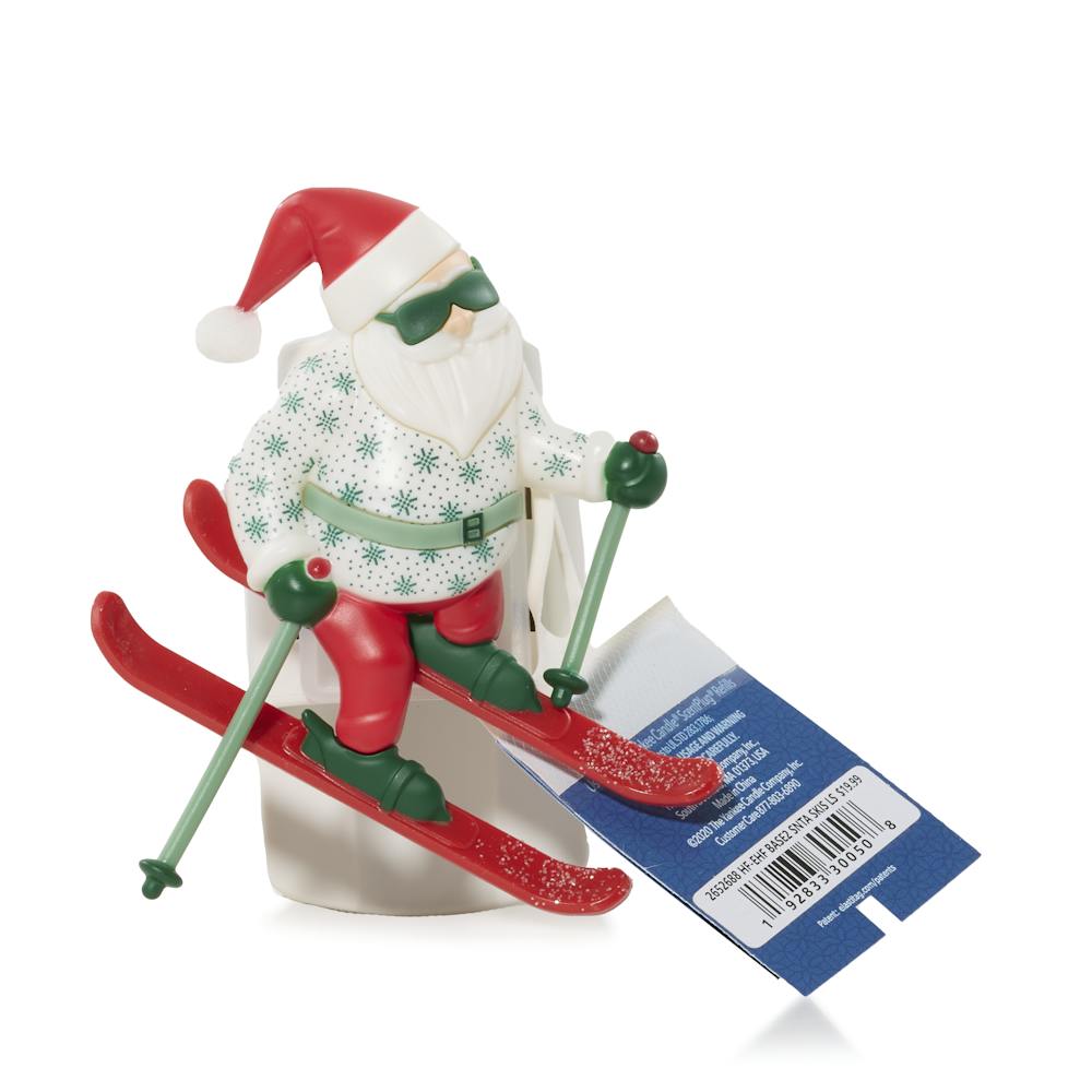 Santa on Skis ScentPlug® Diffuser w/ Light Sensor