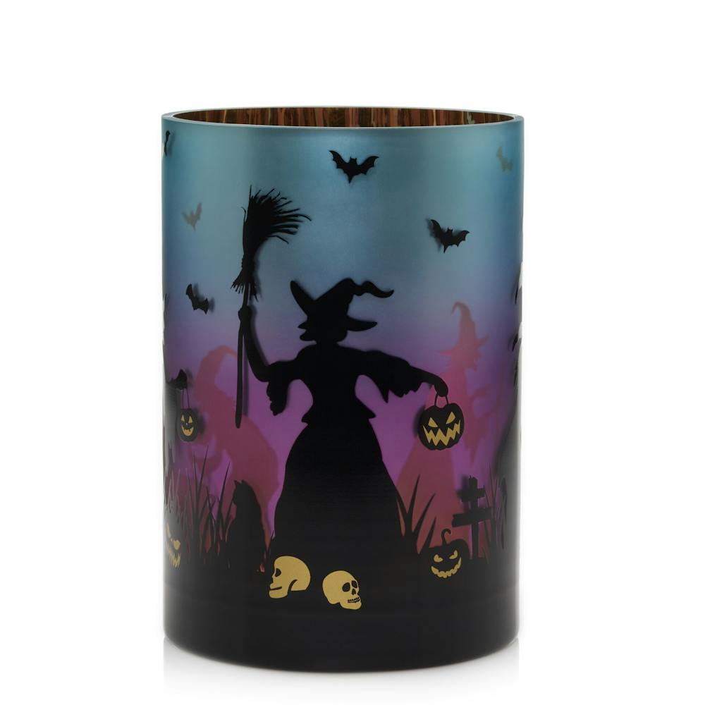 Flicker Halloween Witches Glass Holder